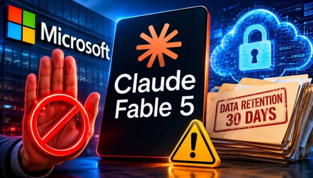Microsoft Limita Uso de Claude Fable 5 para Empleados Debido a Rumores Sobre Retención de Datos Microsoft Limita Uso de Claude Fable 5 para Empleados Debido a Rumores Sobre Retención de Datos