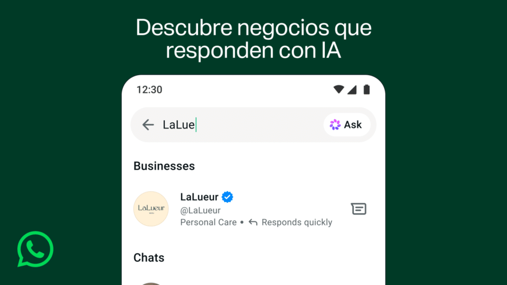 Los usuarios podrán buscar empresas directamente por su nombre o número