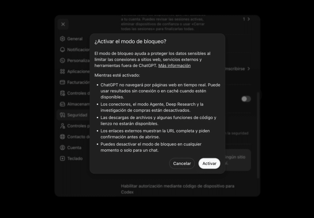 Un cerrojazo digital llamado Lockdown Mode