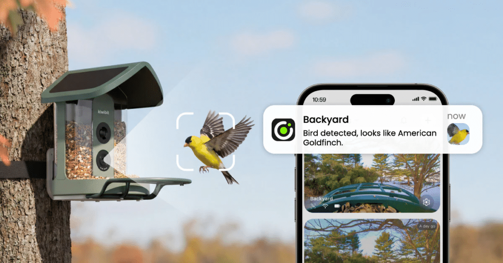Kiwibit Bird Feeder Pro 4K AI Camera