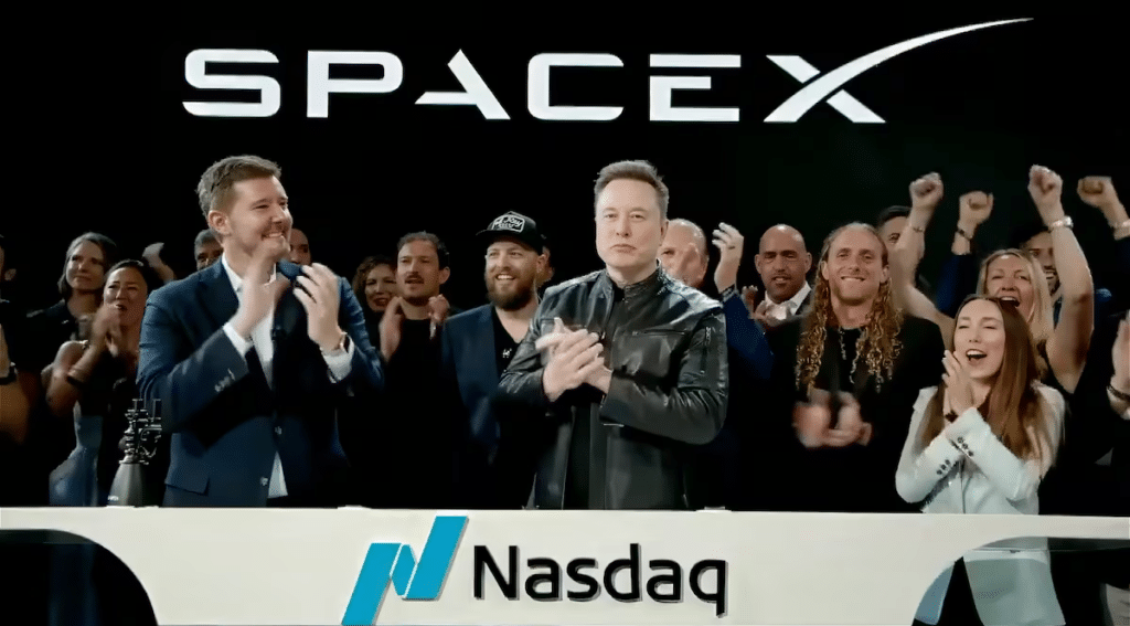 SpaceX pasa a ser la quinta mayor empresa en valor de mercado y superando a Amazon