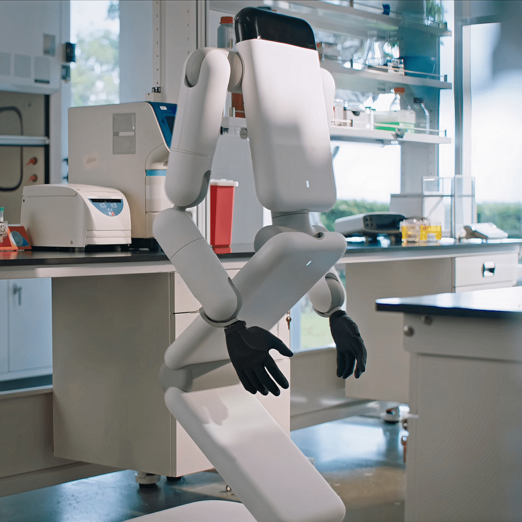 Eno de Genesis AI, fue diseñado entre humanoide y electrodoméstico