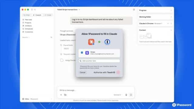 Ahora Puedes Darle a Claude tus Credenciales de 1Password para Iniciar Sesión por Ti Ahora Puedes Darle a Claude tus Credenciales de 1Password para Iniciar Sesión por Ti