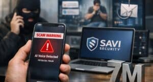 App de Savi Security para Proteger de Estafas con IA en Llamadas y Mensajes