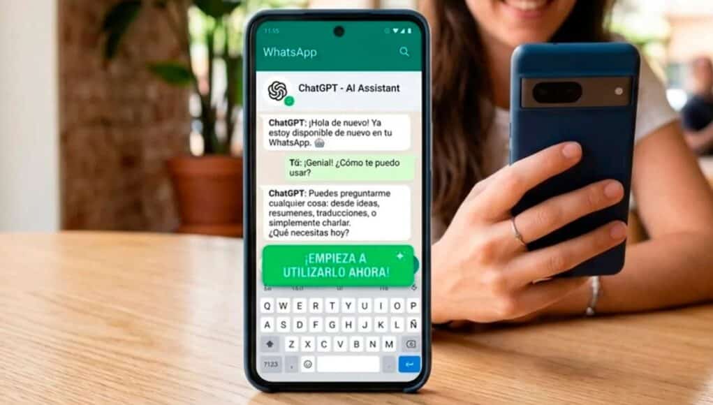 ChatGPT Regresa a WhatsApp en Europa: Guía Fácil Para Activarlo y Funciones Disponibles ChatGPT Regresa a WhatsApp en Europa: Guía Fácil Para Activarlo y Funciones Disponibles