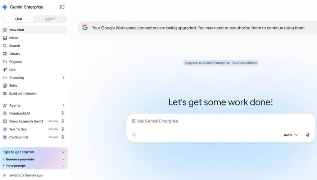 Google Mejora los Conectores de Gemini para el Plan Enterprise Google Mejora los Conectores de Gemini para el Plan Enterprise