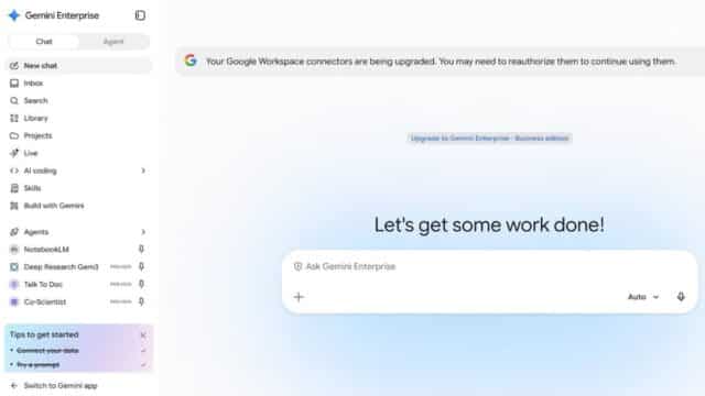 Google Mejora los Conectores de Gemini para el Plan Enterprise