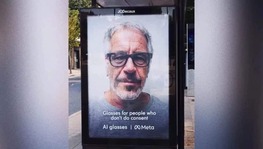 Jeffrey Epstein Protagoniza Polémico Montaje Contra las Ray-Ban Meta con una Crítica de Fondo Jeffrey Epstein Protagoniza Polémico Montaje Contra las Ray-Ban Meta con una Crítica de Fondo