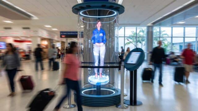 Los Nuevos Hologramas del Aeropuerto de Miami Usan IA para Ofrecer Ayuda en 40 Idiomas por Voz Los Nuevos Hologramas del Aeropuerto de Miami Usan IA para Ofrecer Ayuda en 40 Idiomas por Voz