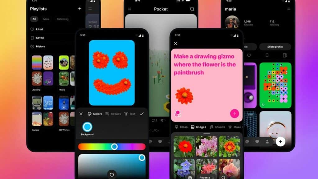 Pocket convierte una descripción en un sistema con botones, movimiento y reglas