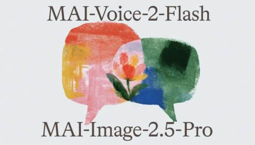 Microsoft Estrena MAI-Image-2.5-Pro y MAI-Voice-2-Flash en Vista Previa Microsoft Estrena MAI-Image-2.5-Pro y MAI-Voice-2-Flash en Vista Previa