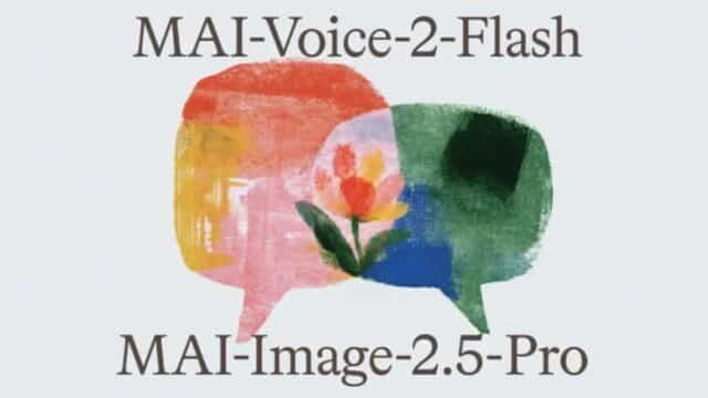 Microsoft Estrena MAI-Image-2.5-Pro y MAI-Voice-2-Flash en Vista Previa Microsoft Estrena MAI-Image-2.5-Pro y MAI-Voice-2-Flash en Vista Previa