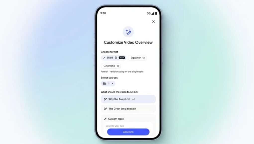 NotebookLM Convierte Apuntes en Vídeos Cortos con IA al Estilo TikTok NotebookLM Convierte Apuntes en Vídeos Cortos con IA al Estilo TikTok
