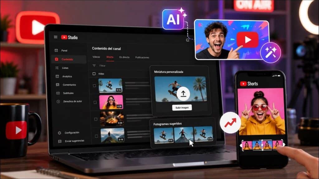 YouTube Prueba Nuevas Herramientas para Crear Miniaturas Personalizadas con IA