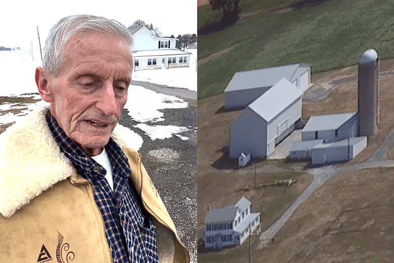 Mervin Raudabaugh, un agricultor de 86 años de Silver Spring Township