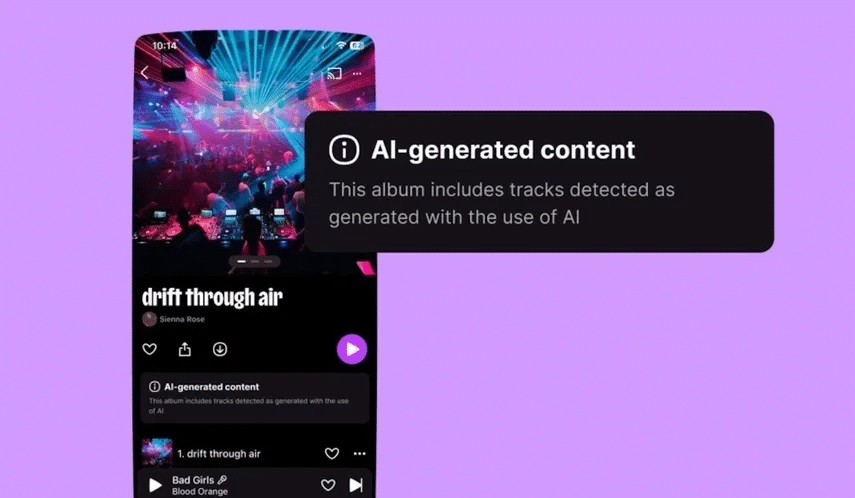 Deezer borrará del servidor cualquier canción generada por IA