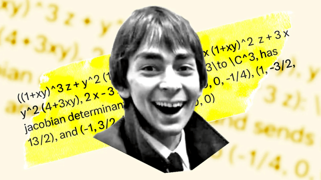 El matemático de Harvard Levent Alpöge, y el modelo de IA Fable 5, de Anthropic. Juntos lograron refutar la conjetura de Jacobi.