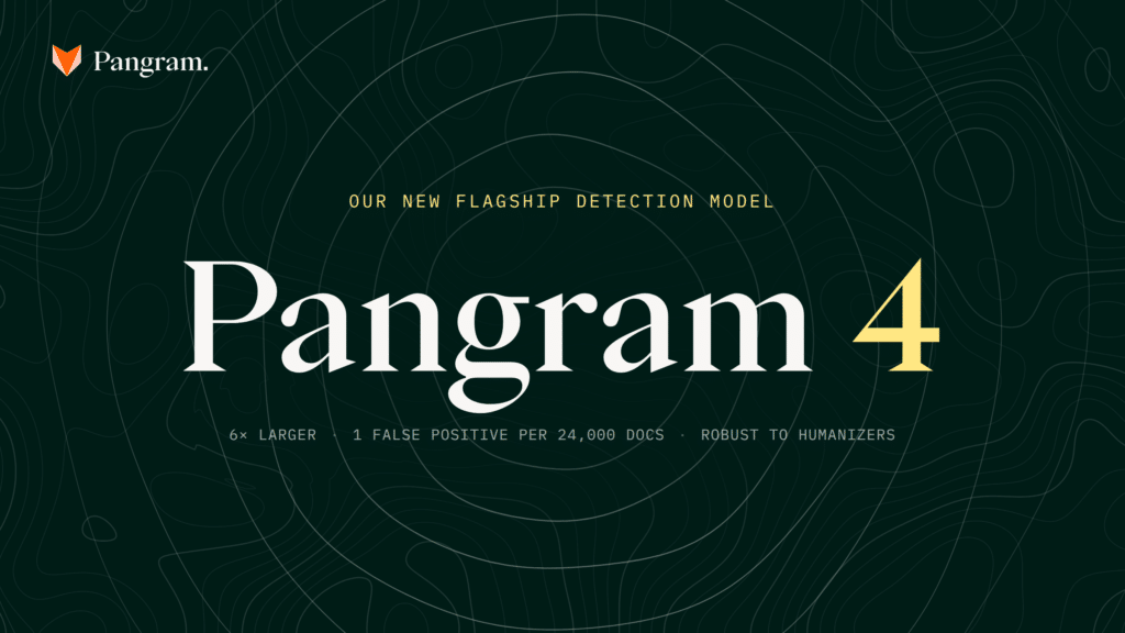 Prangram: presentó Pangram 4 modelo que detecta texto generado por IA