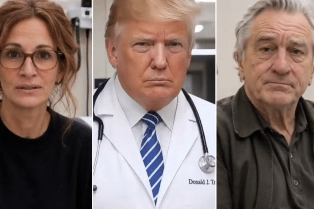 Donald Trump publica video donde hace parodia y actúa como médico de celebridades