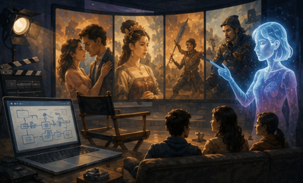 StoReel con Canvas, herramienta de IA que permite crear microdramas, episodios verticales de pocos minutos, a partir de un simple guion