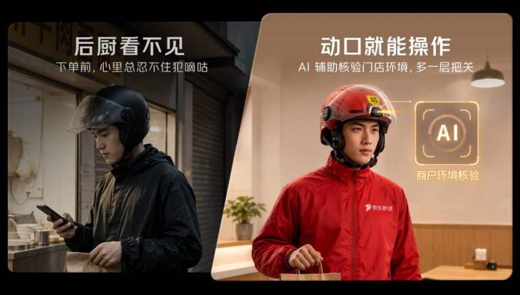 Nuevo Casco con IA para Repartidores en China Ofrece Mejoras de Seguridad y Navegación Nuevo Casco con IA para Repartidores en China Ofrece Mejoras de Seguridad y Navegación