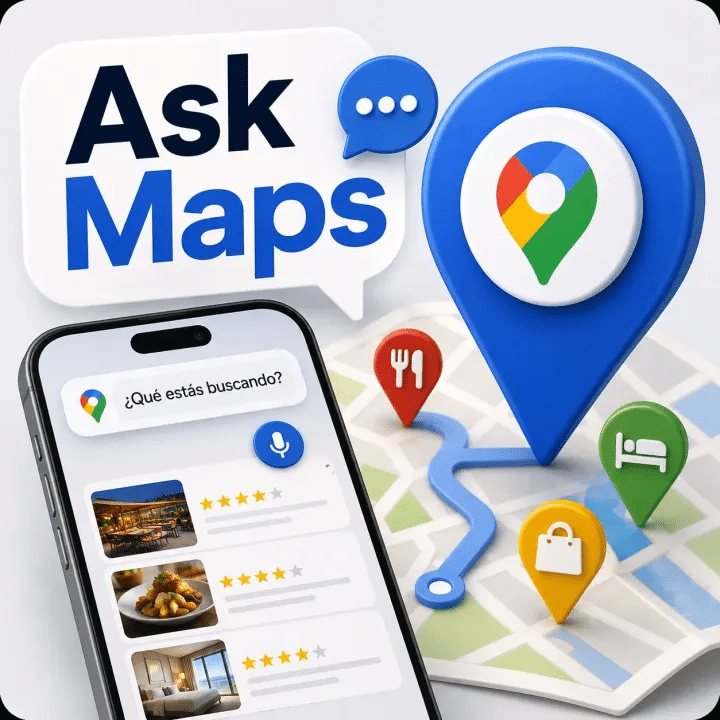 Google actualiza Ask Maps, dentro de Google Maps