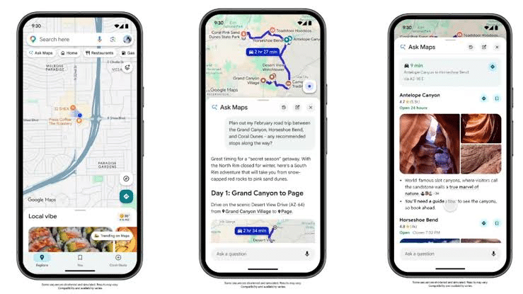 Ask Maps ahora con memoria, puede recordar conversaciones previas y retomar una búsqueda sin empezar desde cero.