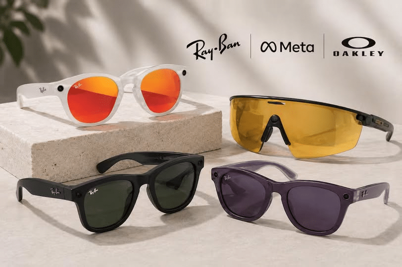 Las gafas inteligentes de Meta, son dispositivos con cámaras, micrófonos y conexión a internet capaz de tomar fotos, grabar vídeos y hacer llamadas.