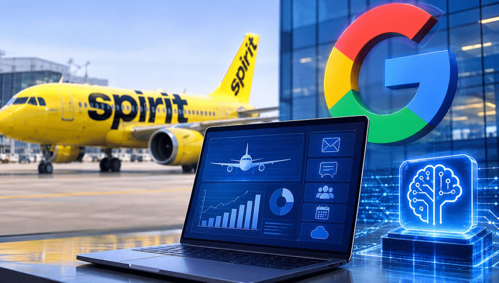 Google Accede a 500 Millones de Chats de Spirit Airlines Tras Ganar la Subasta Google Accede a 500 Millones de Chats de Spirit Airlines Tras Ganar la Subasta