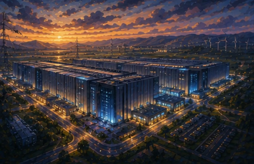 Envision proyecta que el Galaxy Campus podrá albergar hasta un millón de aceleradores, chips especializados en cálculos de IA