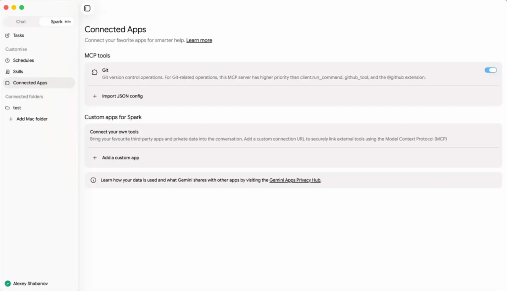 Spark en Mac se pone serio con los servidores MCP