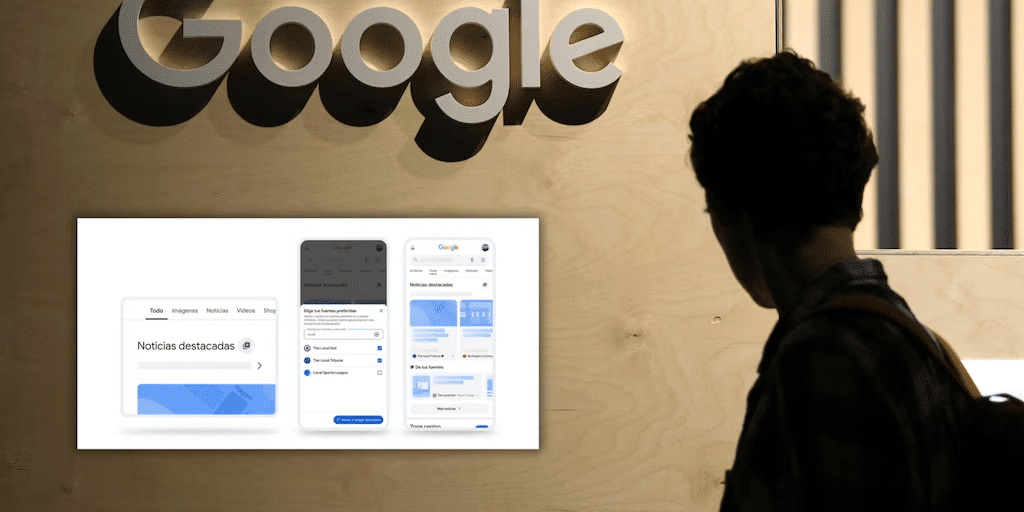 Para que los editores lo inserten en sus propias páginas Google prepara un nuevo botón llamado “Fuentes preferidas”