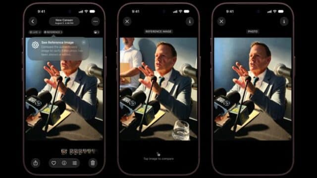 Apple Tiene una Nueva Manera de Demostrar que tus Fotos no Son IA, con Reference Image Apple Tiene una Nueva Manera de Demostrar que tus Fotos no Son IA, con Reference Image