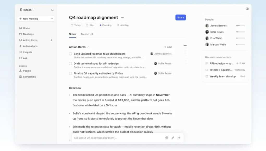 Circleback Presenta un Plan Gratuito para Transcribir Reuniones con IA Circleback Presenta un Plan Gratuito para Transcribir Reuniones con IA