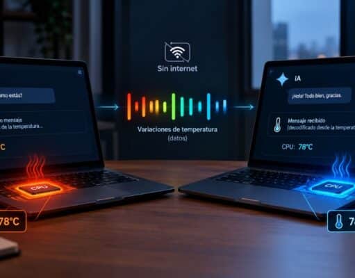 Cómo la IA Podría Comunicarse entre PC sin Internet Mediante la Temperatura de la CPU Cómo la IA Podría Comunicarse entre PC sin Internet Mediante la Temperatura de la CPU