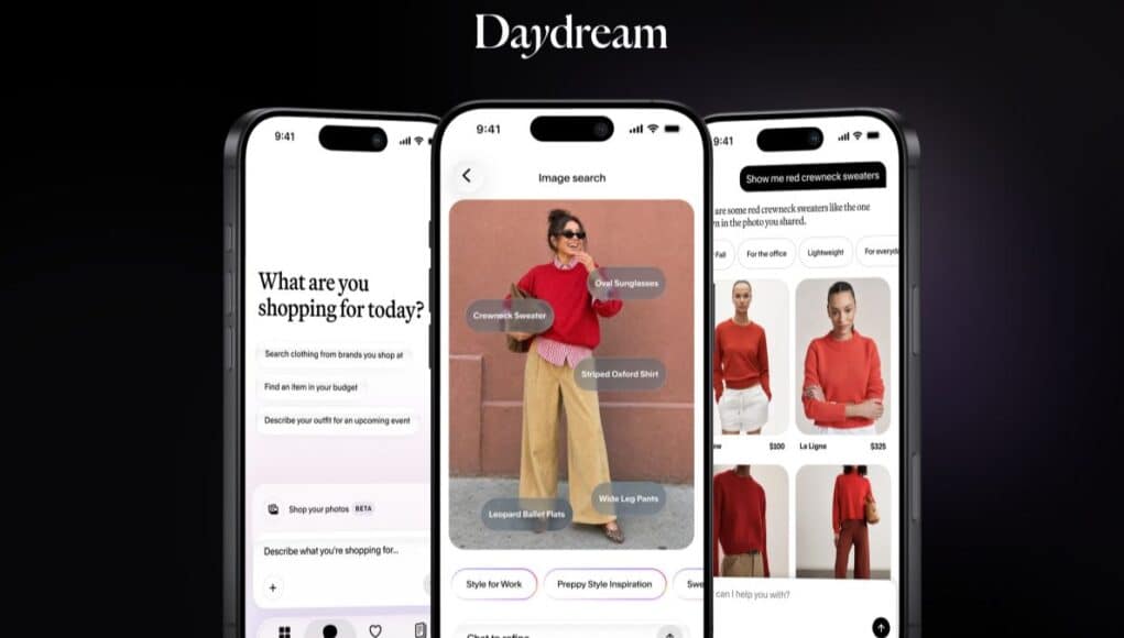 Daydream Analiza Fotos de Pinterest y Propone Looks Similares entre 3 Millones de Productos Daydream Analiza Fotos de Pinterest y Propone Looks Similares entre 3 Millones de Productos