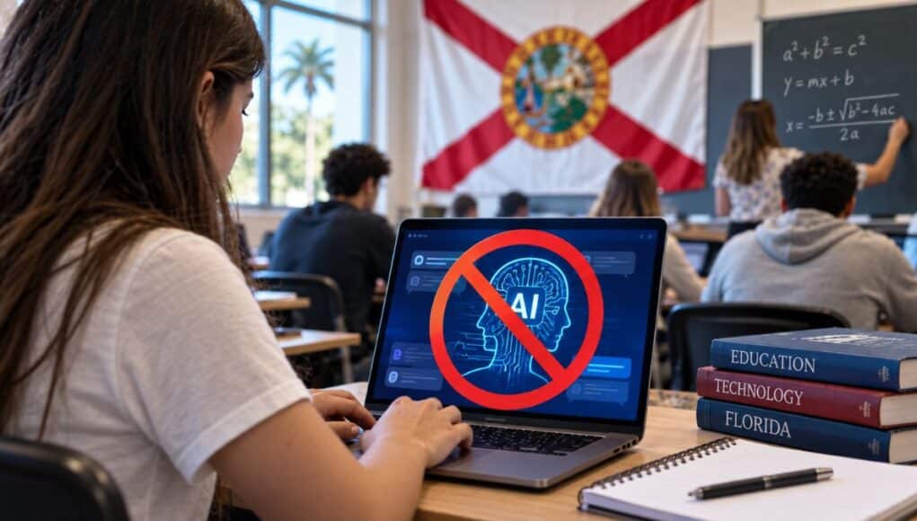 Florida Restringirá l Uso de Inteligencia Artificial en Escuelas y Universidades desde 2027 Florida Restringirá l Uso de Inteligencia Artificial en Escuelas y Universidades desde 2027