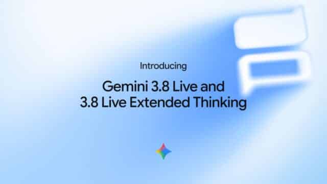 Google Estrena Gemini 3.8 Live y Extended Thinking para IA de Voz Google Estrena Gemini 3.8 Live y Extended Thinking para IA de Voz