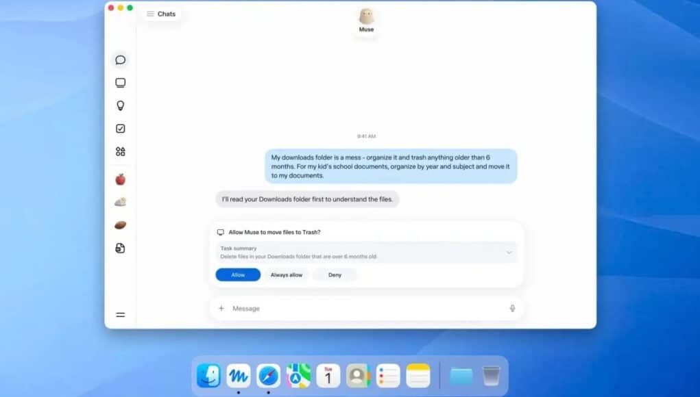 Meta Estrena Muse para Mac, una IA que Gestiona Archivos, Correos y Más Meta Estrena Muse para Mac, una IA que Gestiona Archivos, Correos y Más