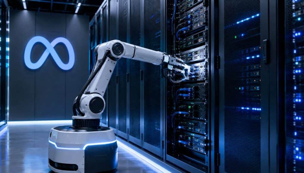 Meta Prueba Robots para Sustituir Cables y Reiniciar Servidores en Sus Centros de Datos Meta Prueba Robots para Sustituir Cables y Reiniciar Servidores en Sus Centros de Datos