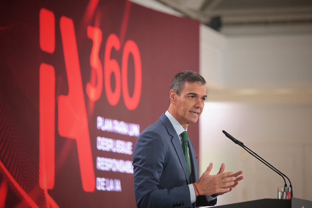 Plan IA360, hoja de ruta anunciada por Pedro Sánchez, para un despliegue responsable de la IA.