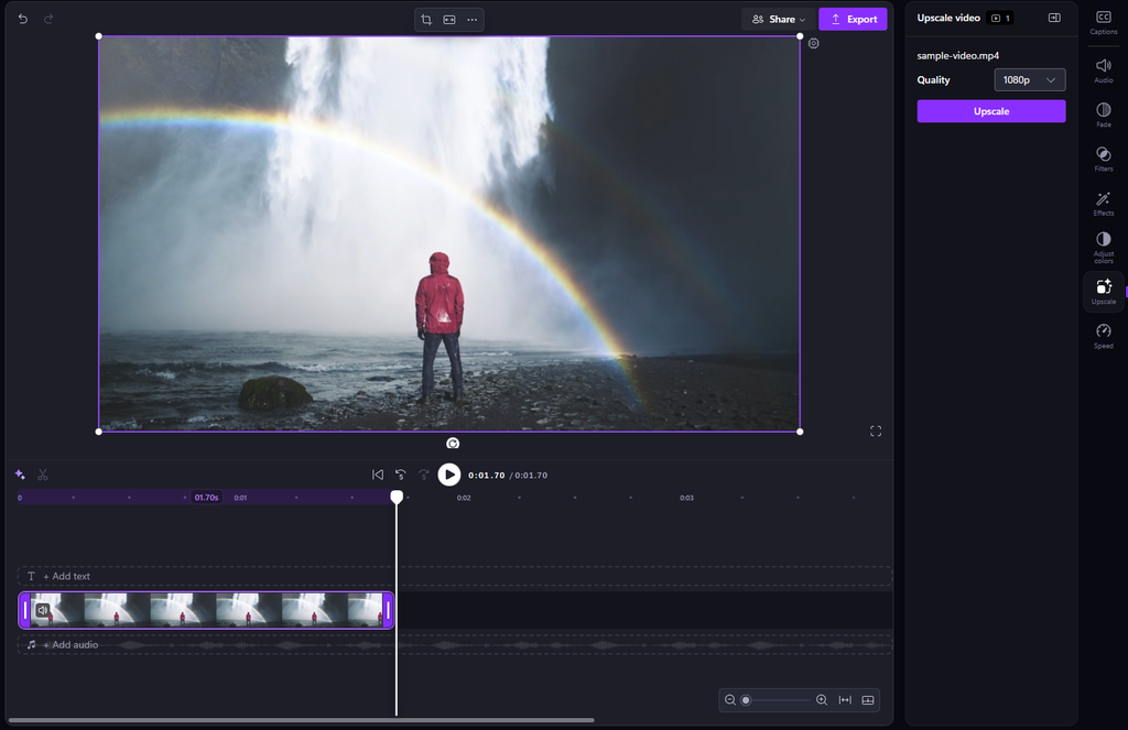 Microsoft incorporó a Clipchamp, su editor de video incluido en Windows 11, una función llamada Video Super Resolution.