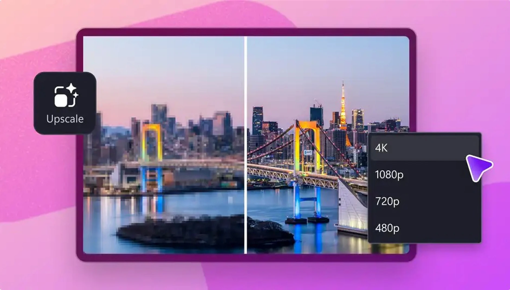 Windows 11 Mejora Vídeos Antiguos hasta 4K con la Nueva IA Local de Clipchamp Windows 11 Mejora Vídeos Antiguos hasta 4K con la Nueva IA Local de Clipchamp