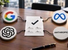 Google, Meta, OpenAI y Anthropic Pactan Controles de Seguridad para IA, pero No Hay Sanciones Google, Meta, OpenAI y Anthropic Pactan Controles de Seguridad para IA, pero No Hay Sanciones