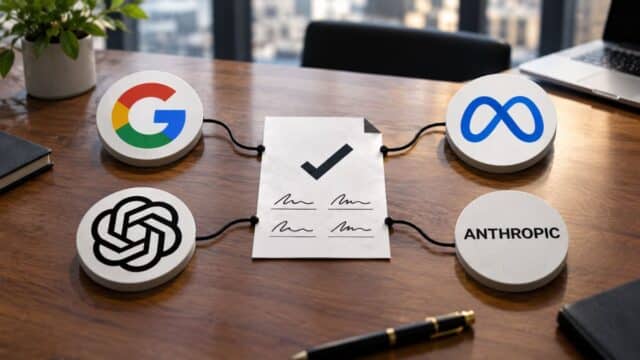 Google, Meta, OpenAI y Anthropic Pactan Controles de Seguridad para IA, pero No Hay Sanciones Google, Meta, OpenAI y Anthropic Pactan Controles de Seguridad para IA, pero No Hay Sanciones