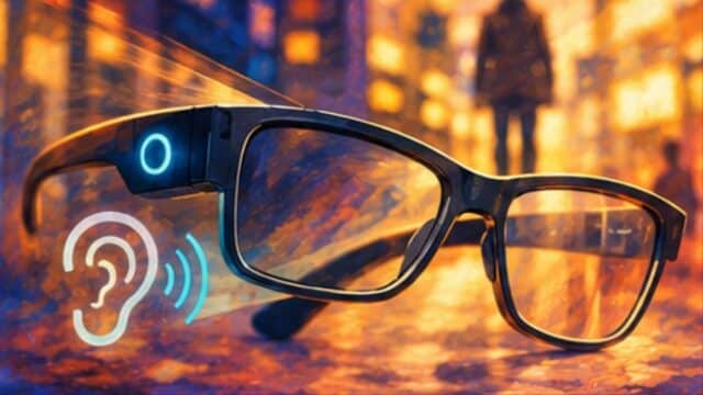 Legato Presenta unas Gafas con IA para Mejorar la Audición en Adultos Legato Presenta unas Gafas con IA para Mejorar la Audición en Adultos