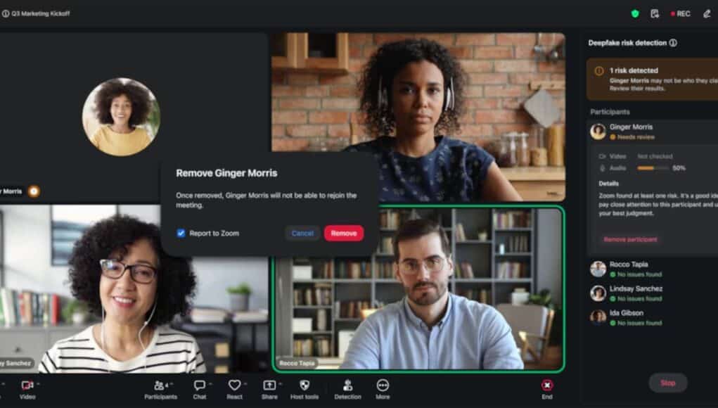 Zoom Introduce una Nueva Defensa Frente a los Fraudes con IA Incorporando un Detector de Deepfakes Zoom Introduce una Nueva Defensa Frente a los Fraudes con IA Incorporando un Detector de Deepfakes