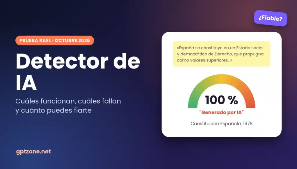 Detector de IA marcando la Constitución Española como 100 % generada por IA Detector de IA marcando la Constitución Española como 100 % generada por IA