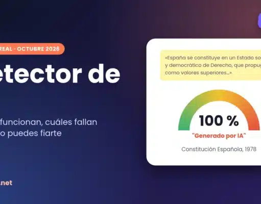 Detector de IA: cuáles funcionan, cuáles fallan y cuánto puedes fiarte (prueba real) Detector de IA marcando la Constitución Española como 100 % generada por IA