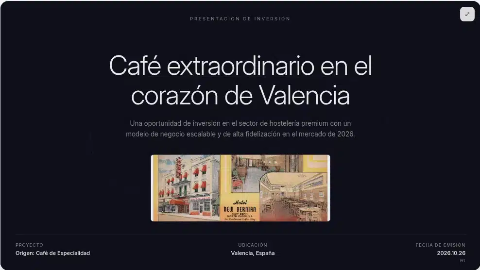 Presentación con IA de ppt.ai: portada con una imagen que no encaja con el tema